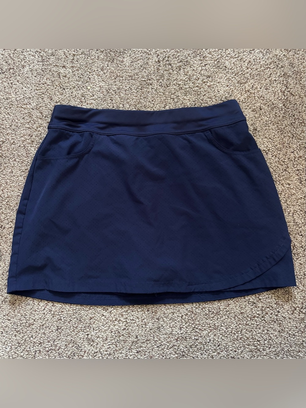 Callaway Navy Perforated Golf Skort Women’s Medium M Golf Tennis Pickleball